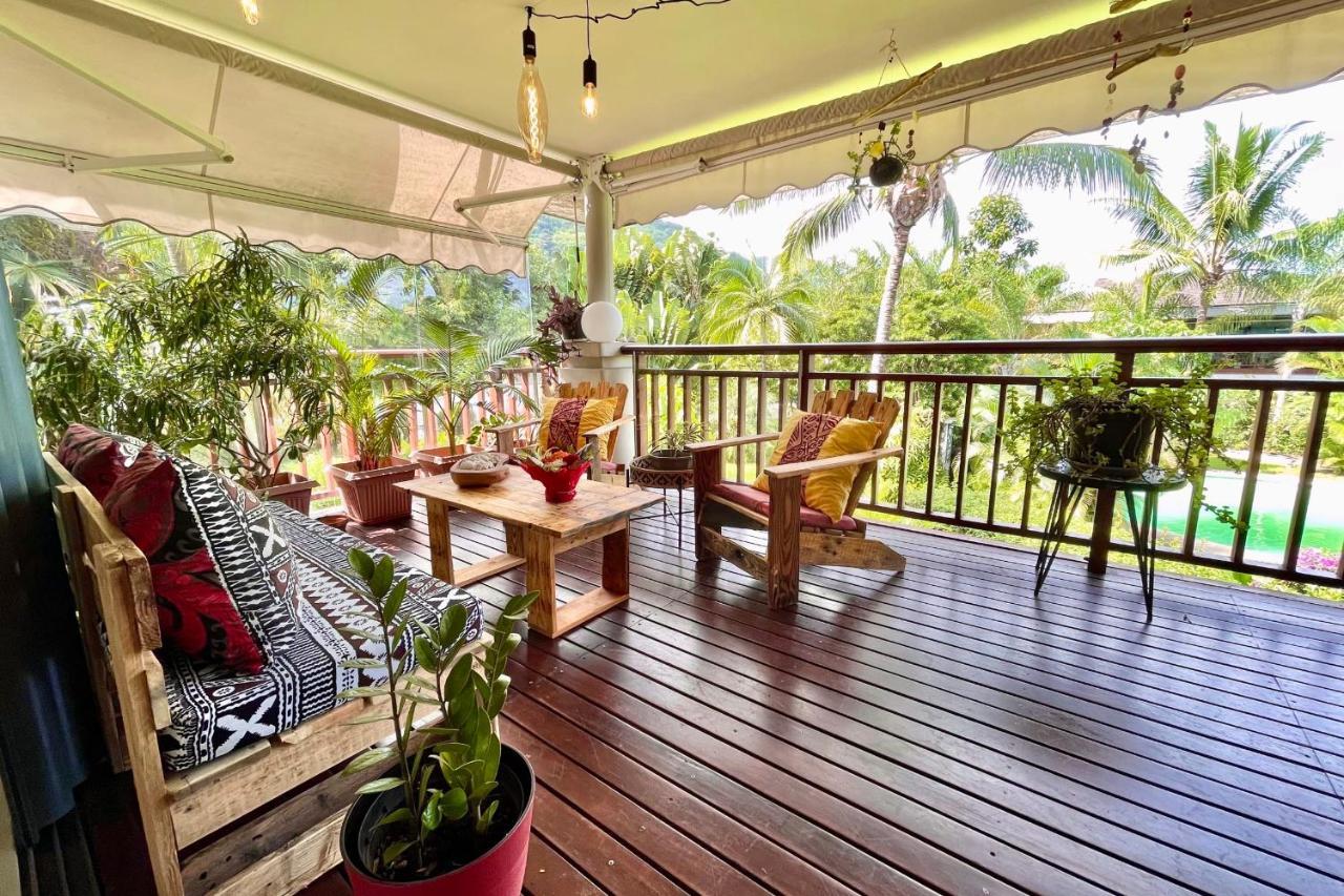 Vaiava Beach Carlton- Tahiti - Beachfront Luxury Residence & Pool - 4 Pers Punaauia  Eksteriør bilde