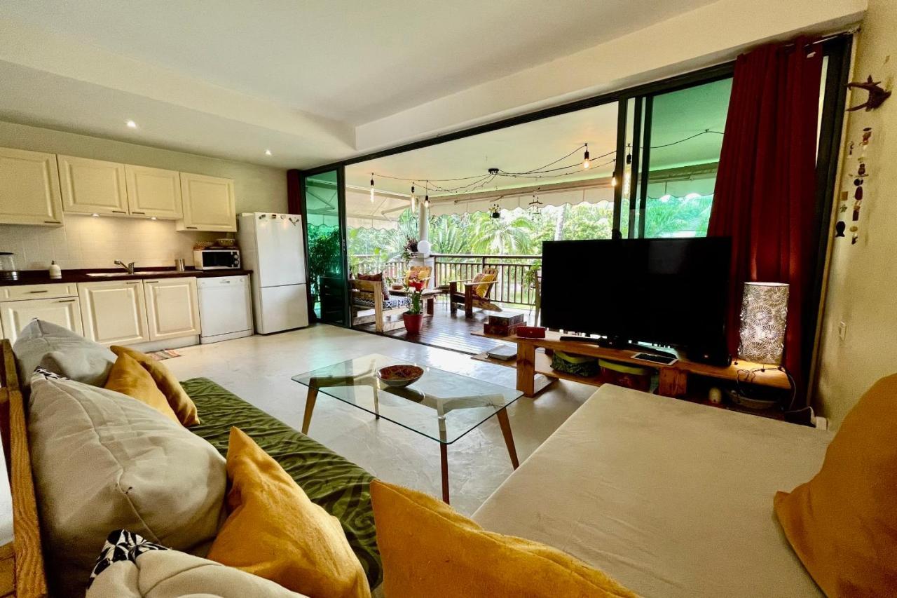 Vaiava Beach Carlton- Tahiti - Beachfront Luxury Residence & Pool - 4 Pers Punaauia  Eksteriør bilde